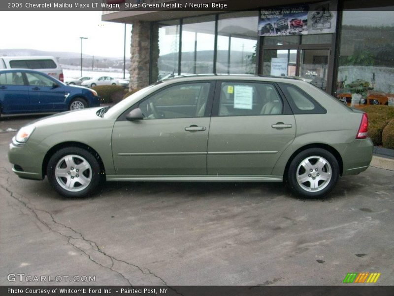 Silver Green Metallic / Neutral Beige 2005 Chevrolet Malibu Maxx LT Wagon