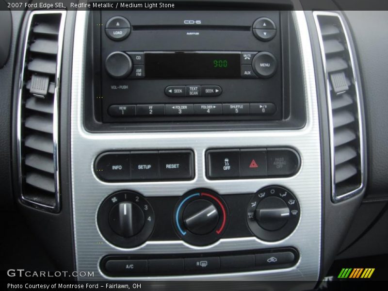 Redfire Metallic / Medium Light Stone 2007 Ford Edge SEL