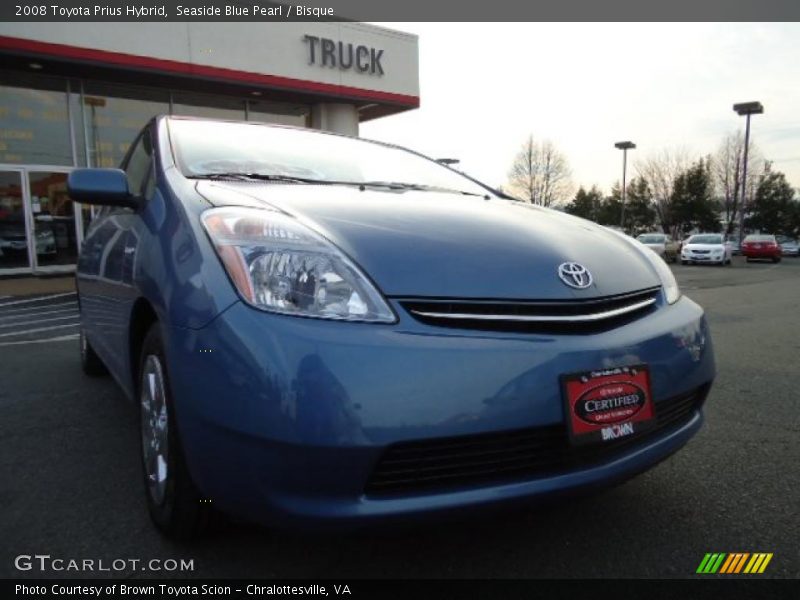 Seaside Blue Pearl / Bisque 2008 Toyota Prius Hybrid