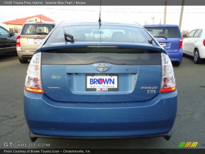 Seaside Blue Pearl / Bisque 2008 Toyota Prius Hybrid