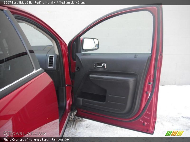 Redfire Metallic / Medium Light Stone 2007 Ford Edge SEL