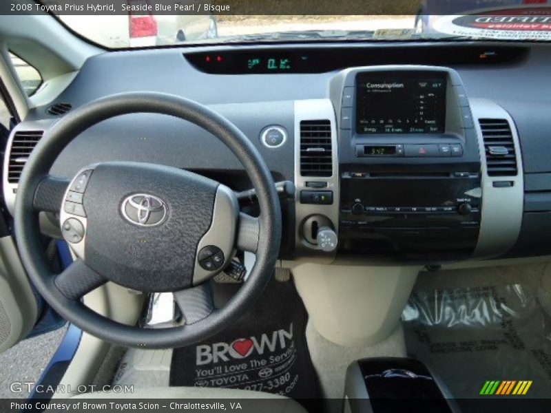 Seaside Blue Pearl / Bisque 2008 Toyota Prius Hybrid