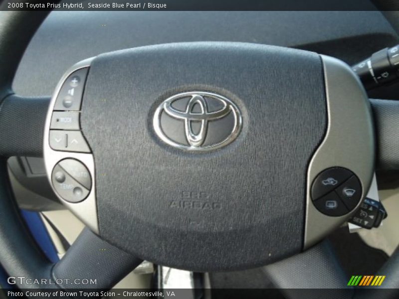 Seaside Blue Pearl / Bisque 2008 Toyota Prius Hybrid