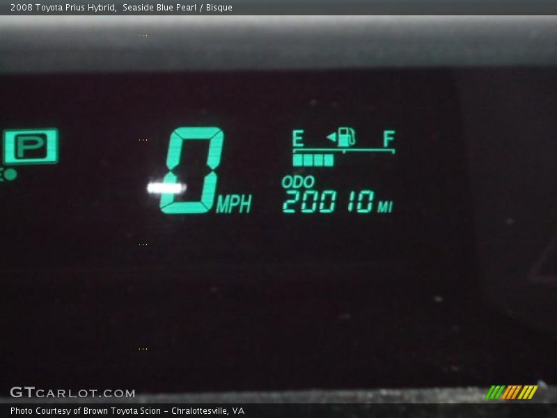 Seaside Blue Pearl / Bisque 2008 Toyota Prius Hybrid