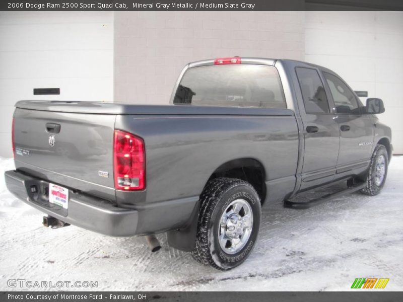 Mineral Gray Metallic / Medium Slate Gray 2006 Dodge Ram 2500 Sport Quad Cab