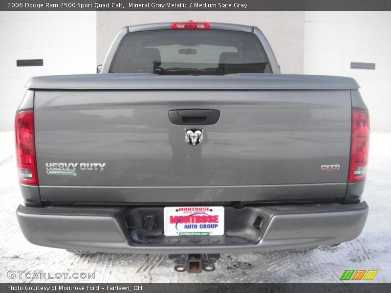 Mineral Gray Metallic / Medium Slate Gray 2006 Dodge Ram 2500 Sport Quad Cab