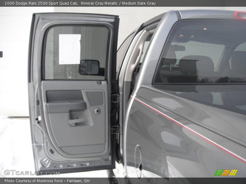 Mineral Gray Metallic / Medium Slate Gray 2006 Dodge Ram 2500 Sport Quad Cab