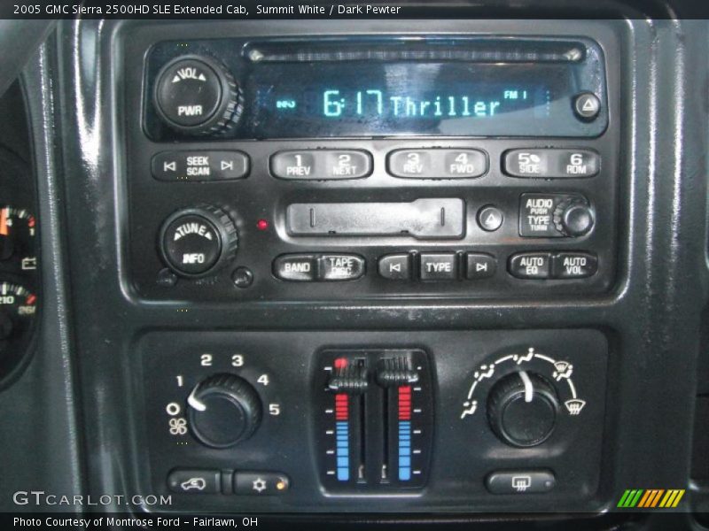 Summit White / Dark Pewter 2005 GMC Sierra 2500HD SLE Extended Cab