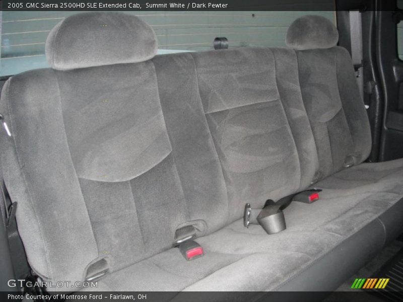 Summit White / Dark Pewter 2005 GMC Sierra 2500HD SLE Extended Cab
