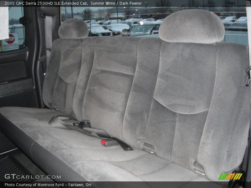 Summit White / Dark Pewter 2005 GMC Sierra 2500HD SLE Extended Cab