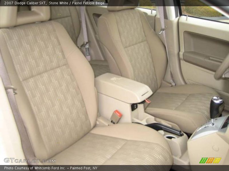 Stone White / Pastel Pebble Beige 2007 Dodge Caliber SXT