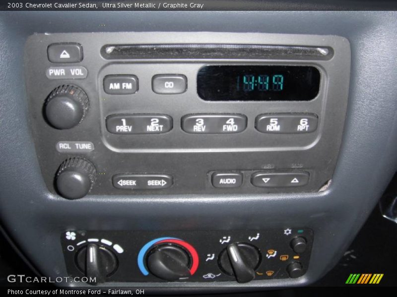 Ultra Silver Metallic / Graphite Gray 2003 Chevrolet Cavalier Sedan