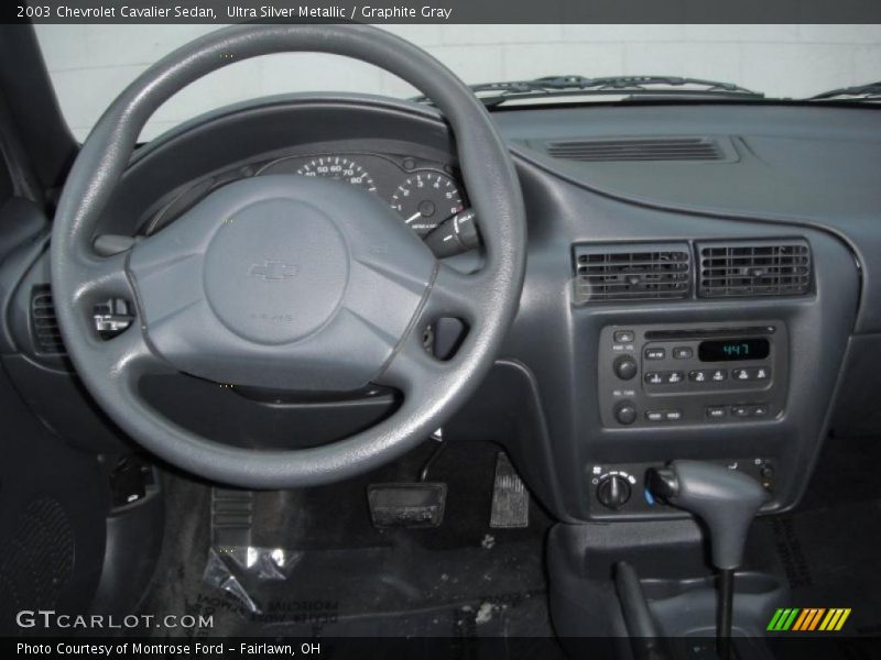 Ultra Silver Metallic / Graphite Gray 2003 Chevrolet Cavalier Sedan