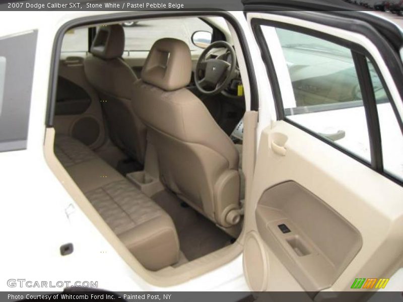 Stone White / Pastel Pebble Beige 2007 Dodge Caliber SXT