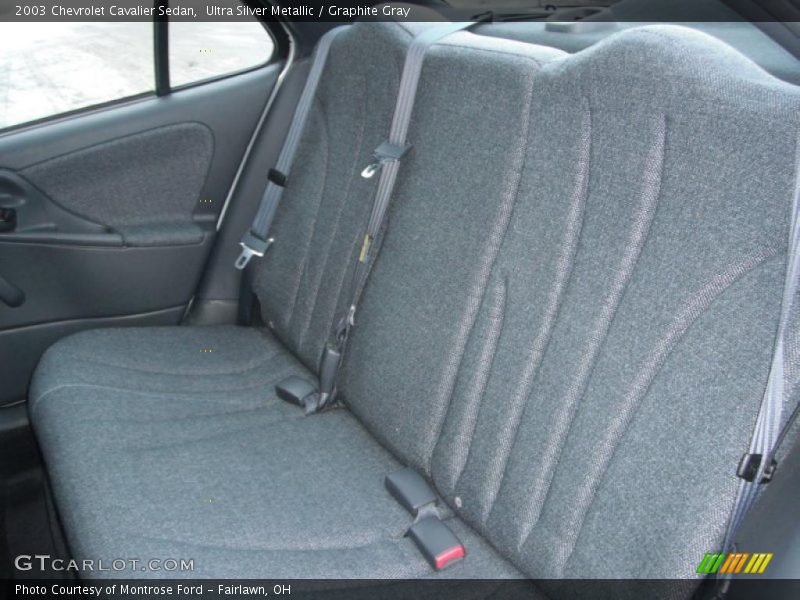 Ultra Silver Metallic / Graphite Gray 2003 Chevrolet Cavalier Sedan