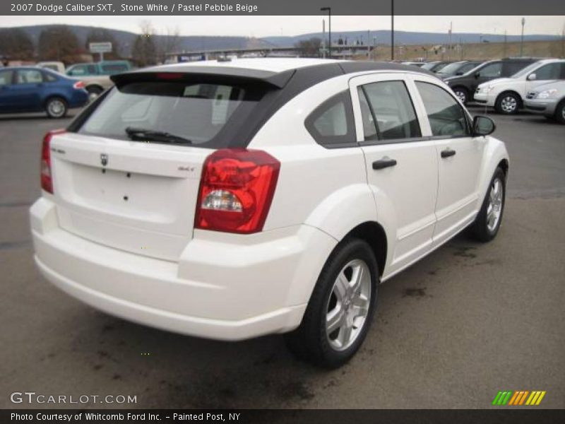 Stone White / Pastel Pebble Beige 2007 Dodge Caliber SXT