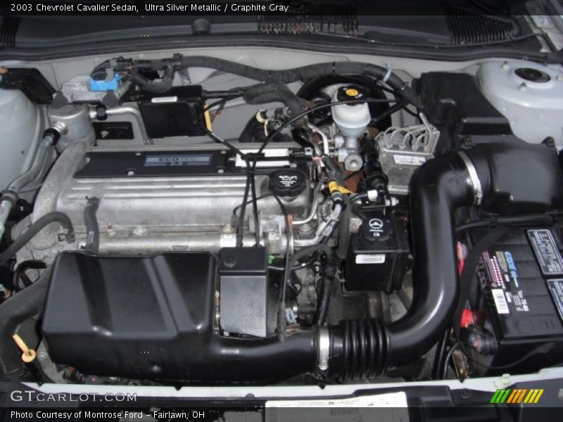Ultra Silver Metallic / Graphite Gray 2003 Chevrolet Cavalier Sedan