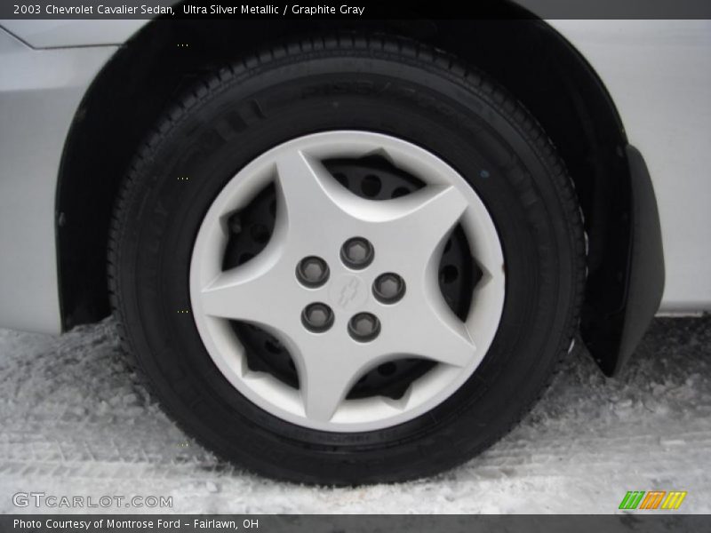 Ultra Silver Metallic / Graphite Gray 2003 Chevrolet Cavalier Sedan