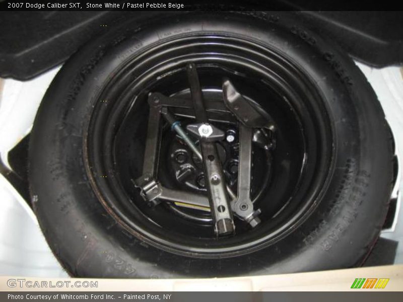 Stone White / Pastel Pebble Beige 2007 Dodge Caliber SXT
