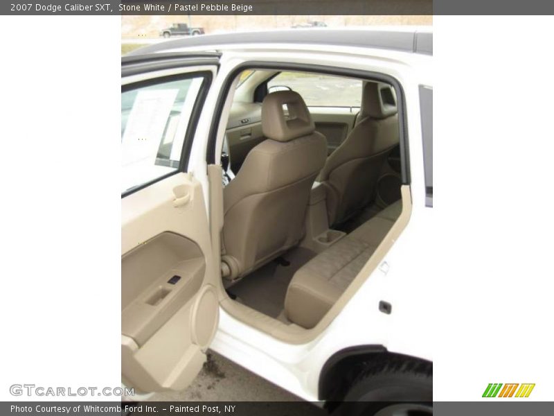 Stone White / Pastel Pebble Beige 2007 Dodge Caliber SXT