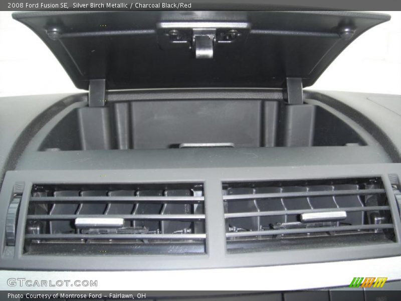 Silver Birch Metallic / Charcoal Black/Red 2008 Ford Fusion SE