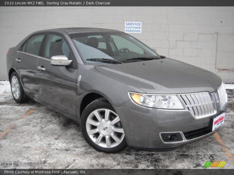 Sterling Gray Metallic / Dark Charcoal 2010 Lincoln MKZ FWD