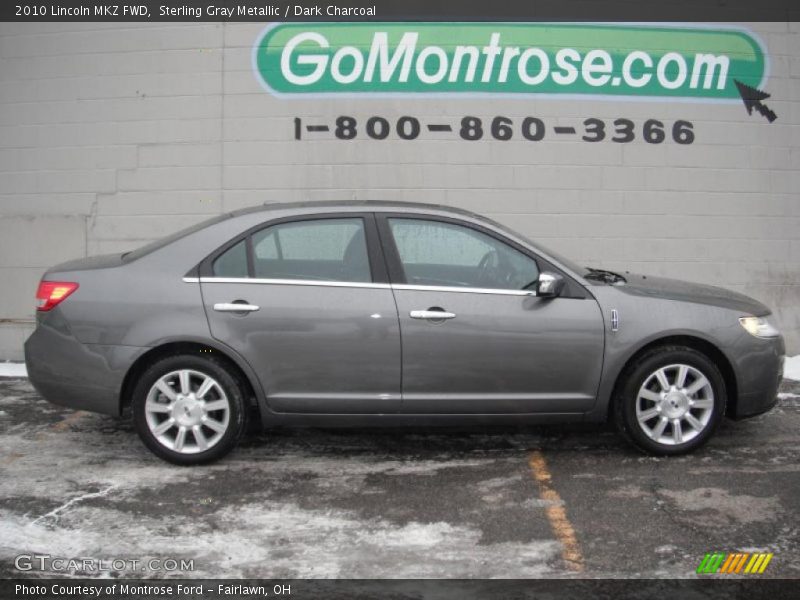 Sterling Gray Metallic / Dark Charcoal 2010 Lincoln MKZ FWD