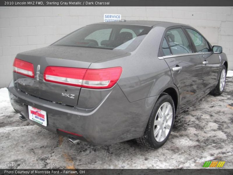 Sterling Gray Metallic / Dark Charcoal 2010 Lincoln MKZ FWD