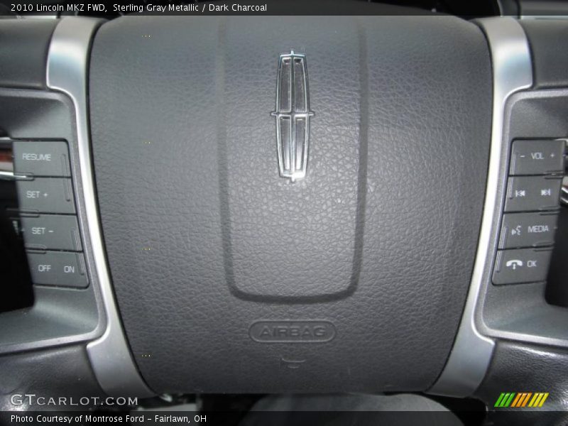 Sterling Gray Metallic / Dark Charcoal 2010 Lincoln MKZ FWD