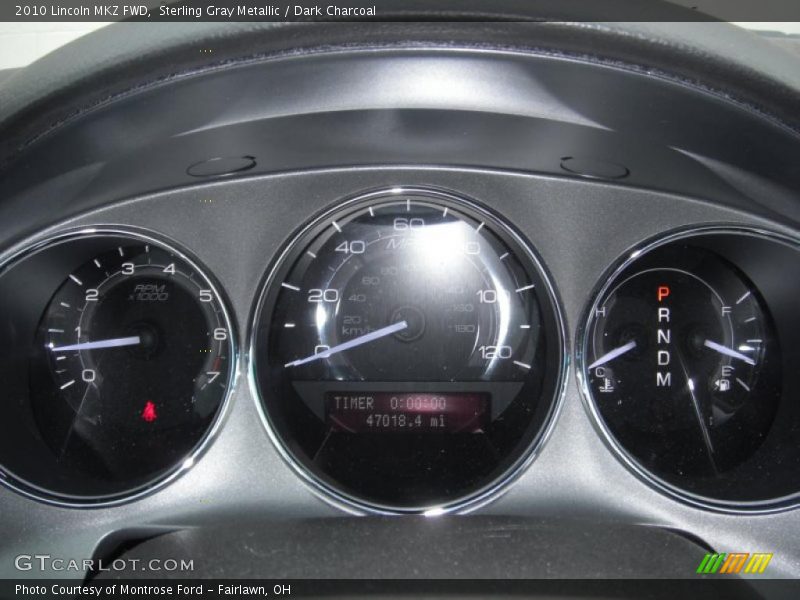 Sterling Gray Metallic / Dark Charcoal 2010 Lincoln MKZ FWD