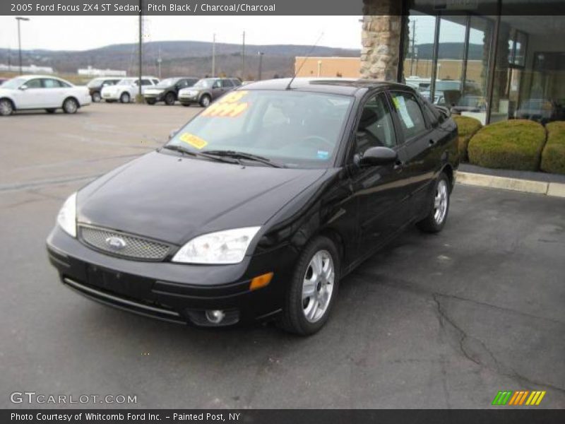 Pitch Black / Charcoal/Charcoal 2005 Ford Focus ZX4 ST Sedan