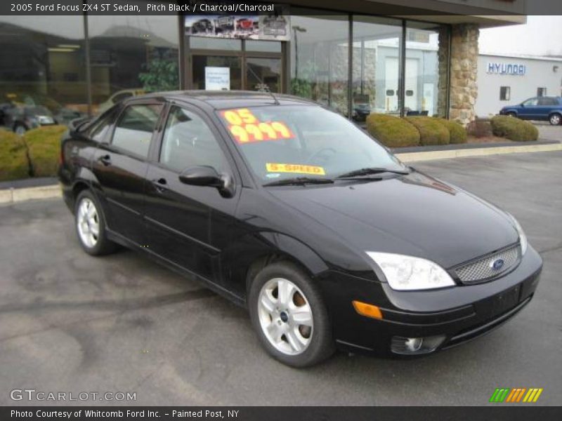 Pitch Black / Charcoal/Charcoal 2005 Ford Focus ZX4 ST Sedan
