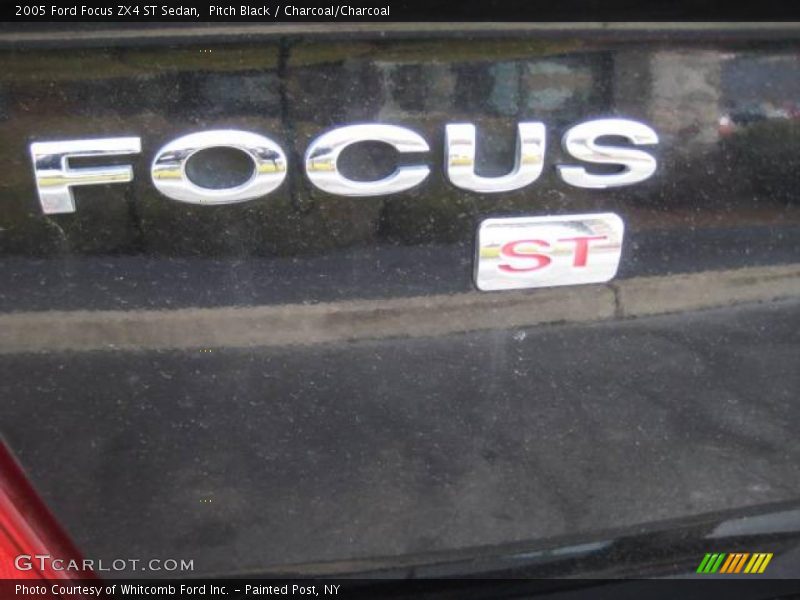 Pitch Black / Charcoal/Charcoal 2005 Ford Focus ZX4 ST Sedan