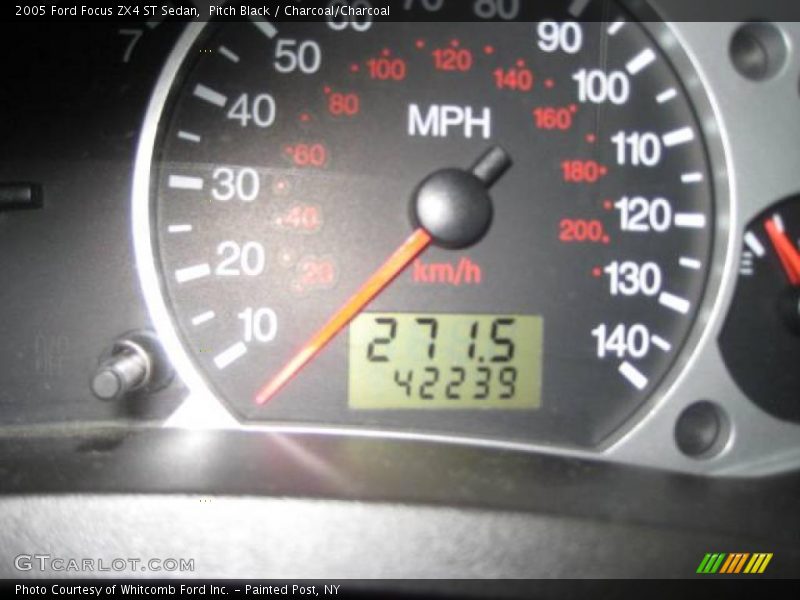 Pitch Black / Charcoal/Charcoal 2005 Ford Focus ZX4 ST Sedan