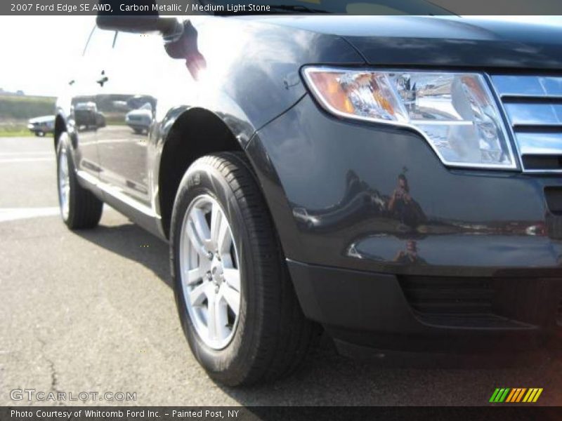 Carbon Metallic / Medium Light Stone 2007 Ford Edge SE AWD