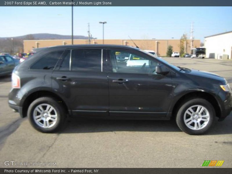 Carbon Metallic / Medium Light Stone 2007 Ford Edge SE AWD