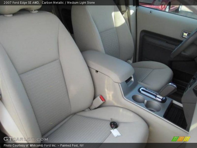 Carbon Metallic / Medium Light Stone 2007 Ford Edge SE AWD