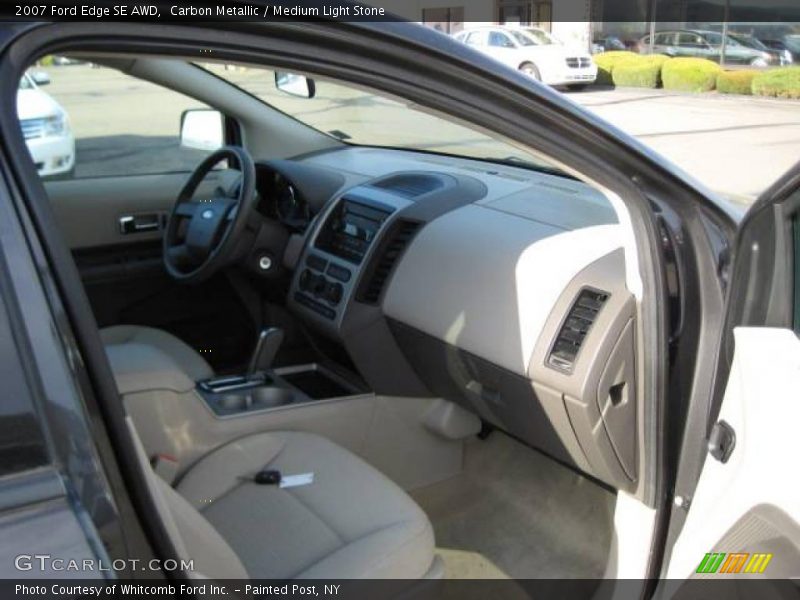 Carbon Metallic / Medium Light Stone 2007 Ford Edge SE AWD