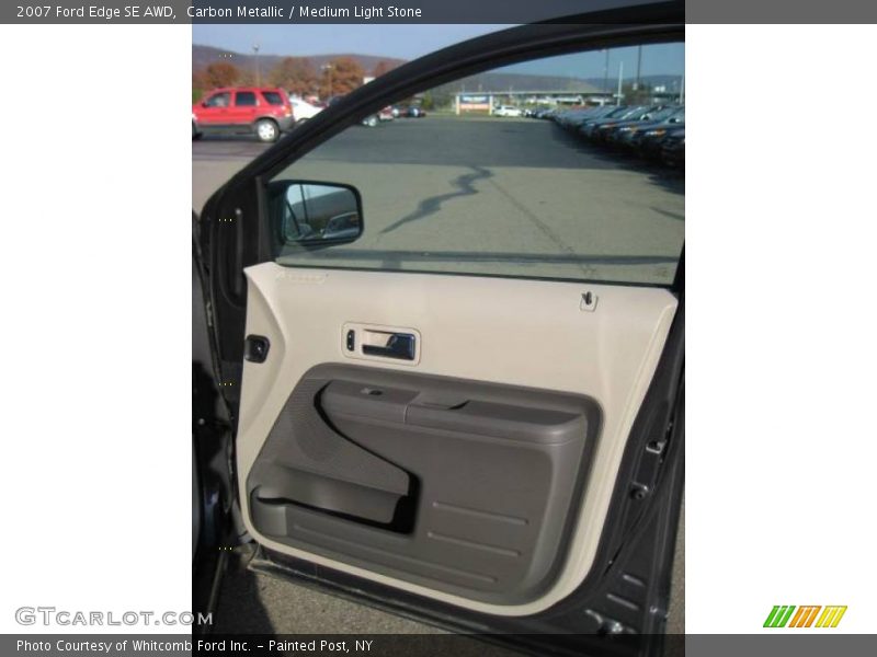 Carbon Metallic / Medium Light Stone 2007 Ford Edge SE AWD