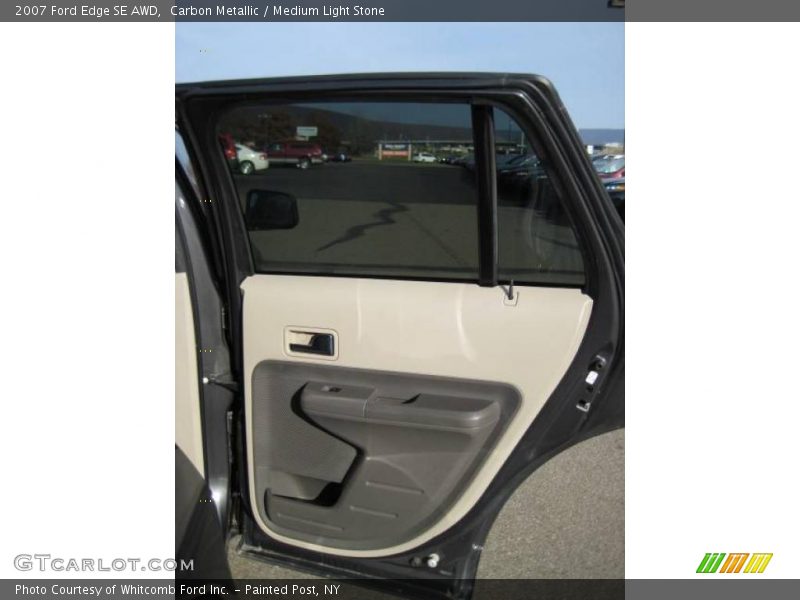 Carbon Metallic / Medium Light Stone 2007 Ford Edge SE AWD