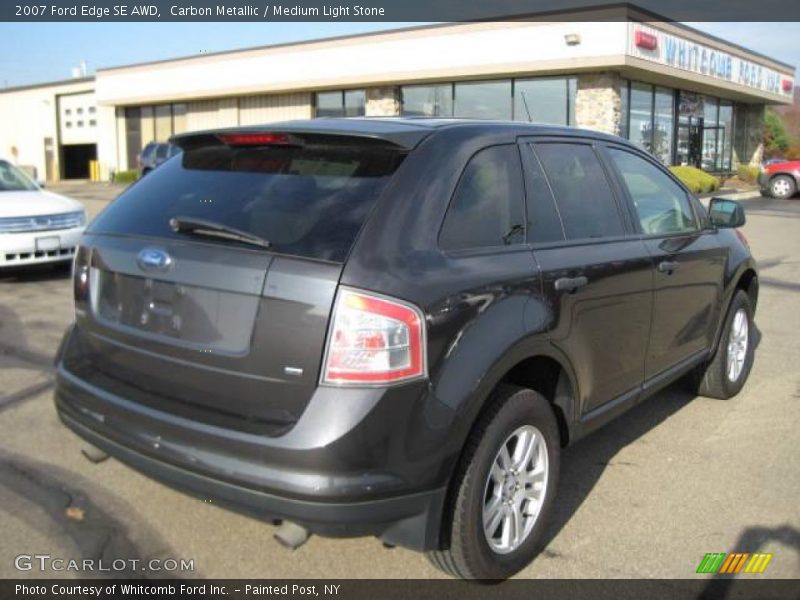 Carbon Metallic / Medium Light Stone 2007 Ford Edge SE AWD
