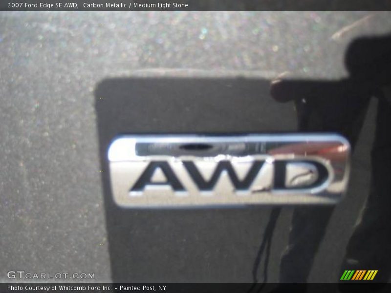 Carbon Metallic / Medium Light Stone 2007 Ford Edge SE AWD