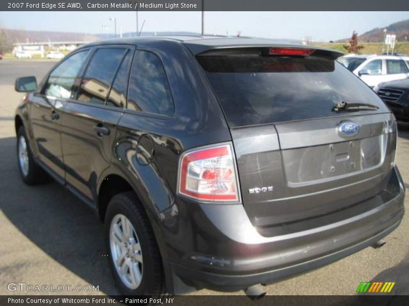 Carbon Metallic / Medium Light Stone 2007 Ford Edge SE AWD