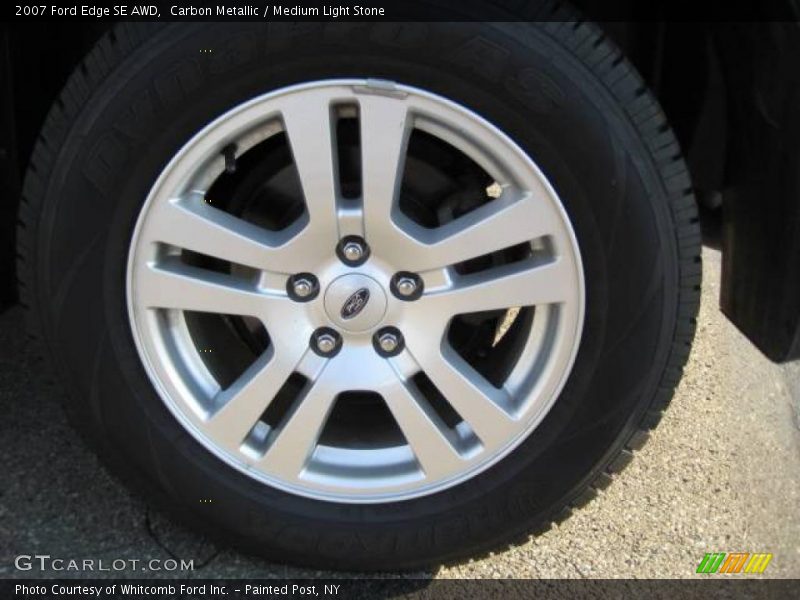 Carbon Metallic / Medium Light Stone 2007 Ford Edge SE AWD