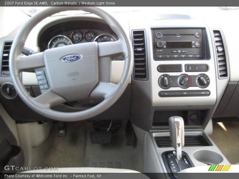 Carbon Metallic / Medium Light Stone 2007 Ford Edge SE AWD