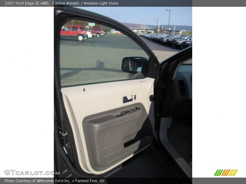 Carbon Metallic / Medium Light Stone 2007 Ford Edge SE AWD