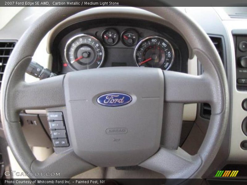 Carbon Metallic / Medium Light Stone 2007 Ford Edge SE AWD