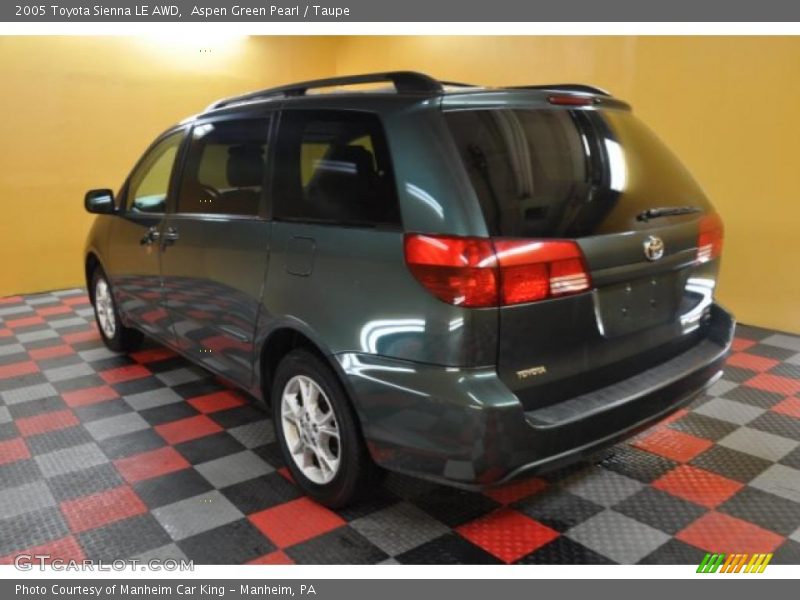 Aspen Green Pearl / Taupe 2005 Toyota Sienna LE AWD