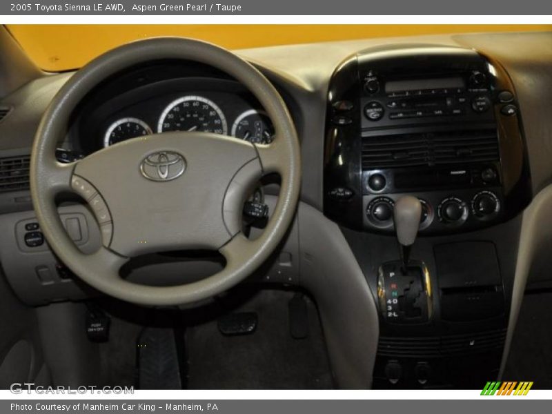 Aspen Green Pearl / Taupe 2005 Toyota Sienna LE AWD