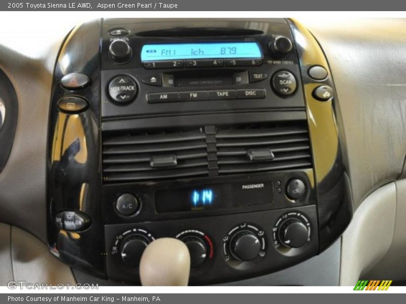 Aspen Green Pearl / Taupe 2005 Toyota Sienna LE AWD
